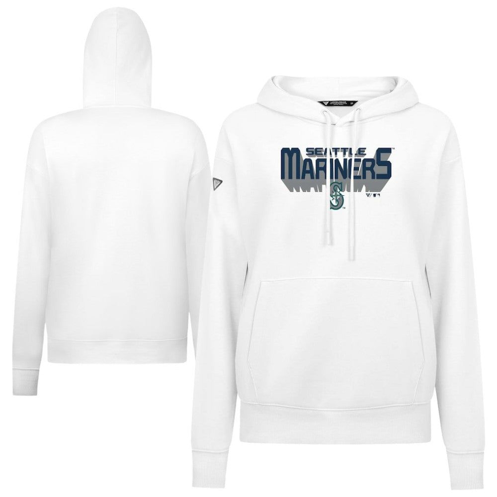Seattle Mariners Levelwear Women's Adorn Retro 3D Pullover Hoodie Online