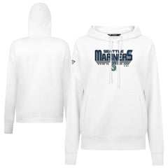 Seattle Mariners Levelwear Women's Adorn Retro 3D Pullover Hoodie Online