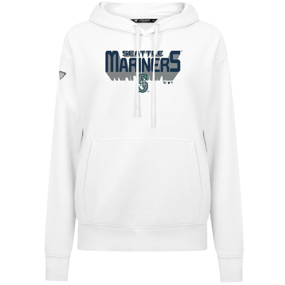 Seattle Mariners Levelwear Women's Adorn Retro 3D Pullover Hoodie Online