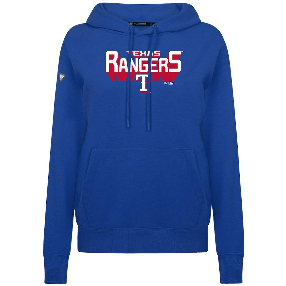 Texas Rangers Levelwear Women's Adorn Retro 3D Pullover Hoodie for sale