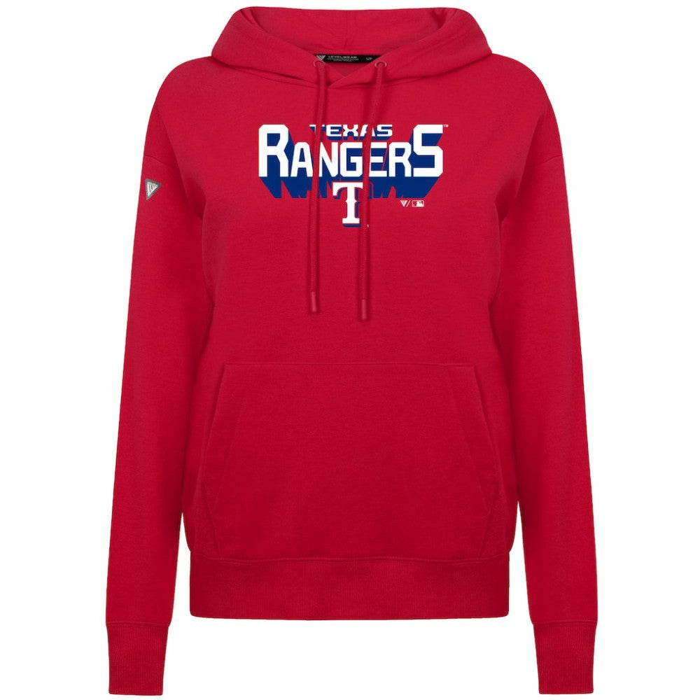 Texas Rangers Levelwear Women's Adorn Retro 3D Pullover Hoodie for sale