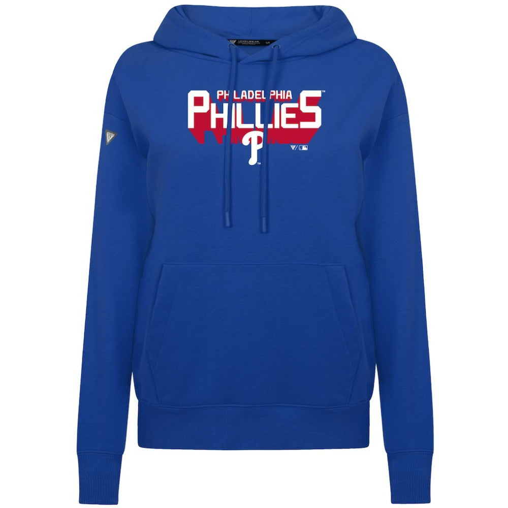 Philadelphia Phillies Levelwear Women's Adorn Retro 3D Pullover Hoodie Discount