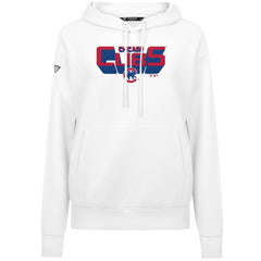 Chicago Cubs Levelwear Women's Adorn Retro 3D Pullover Hoodie Discount