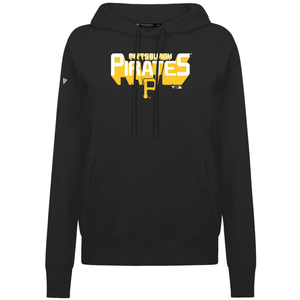 Pittsburgh Pirates Levelwear Women's Adorn Retro 3D Pullover Hoodie Discount