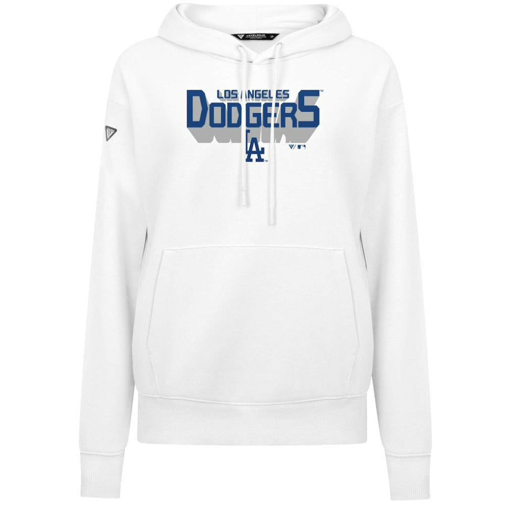 Los Angeles Dodgers Levelwear Women's Adorn Retro 3D Pullover Hoodie for sale