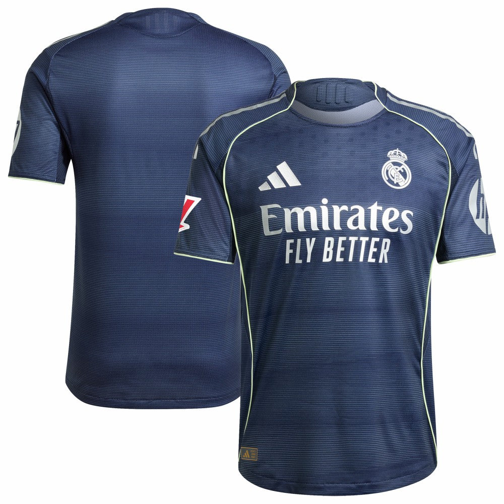Adidas - Real Madrid 2025/26 Away Jersey - Blue