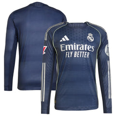 Adidas - Real Madrid 2025/26 Away Long Sleeve Jersey - Blue