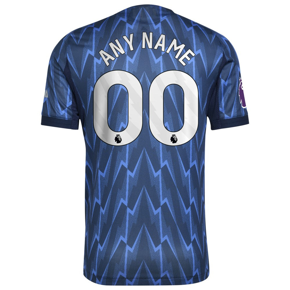 Adidas - Arsenal 2025/26 Away Custom Jersey - Blue
