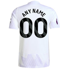 Adidas - Manchester United 2025/26 Away Custom Jersey - White