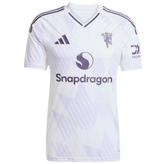 Adidas - Manchester United 2025/26 Away Replica Custom Jersey - White