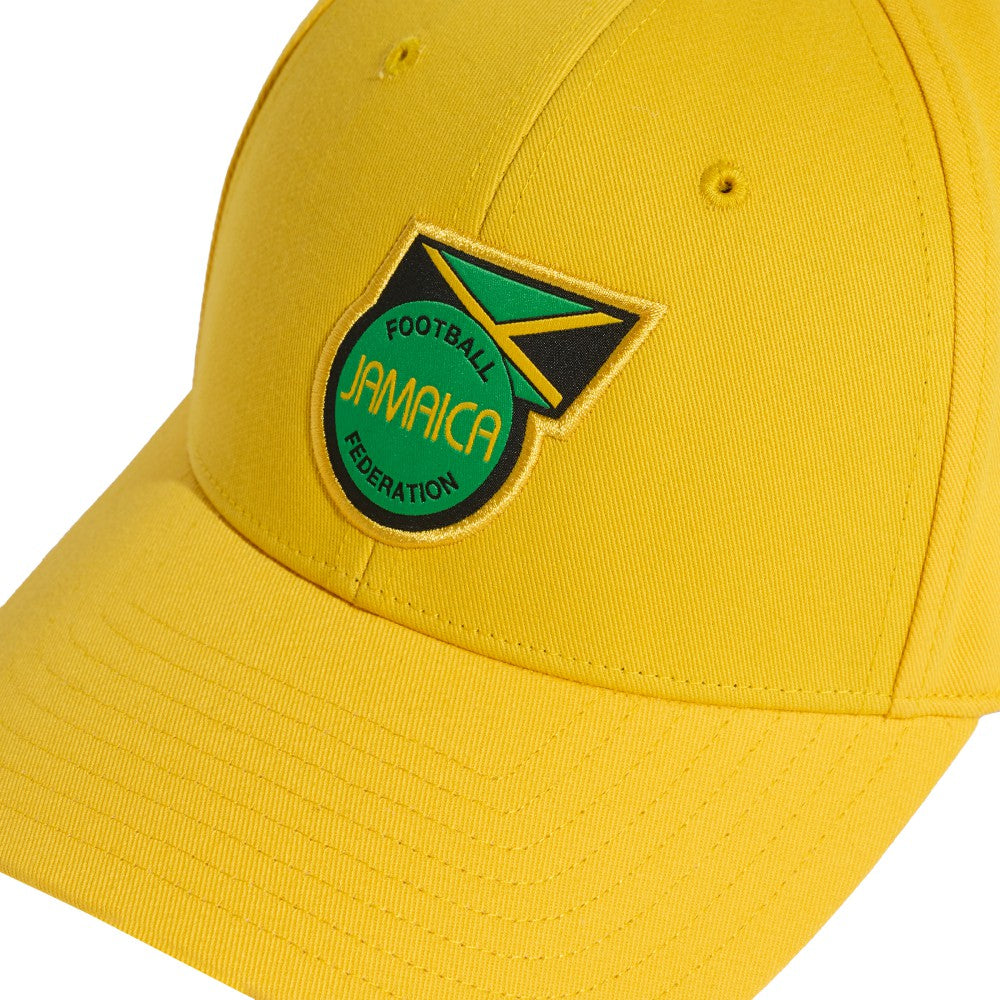 Adidas - Jamaica National Team Unisex Team Baseball Adjustable Hat - Yellow