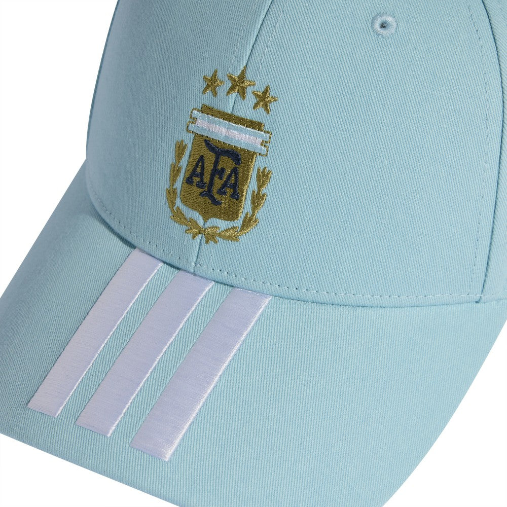 Adidas - Argentina National Team Unisex FIFA x World Cup Team Baseball Adjustable Hat - Light Blue