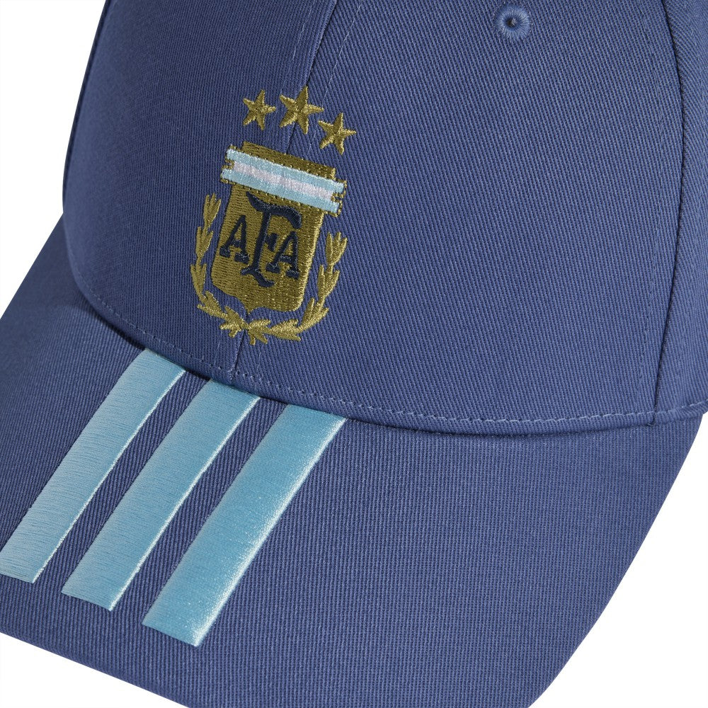 Adidas - Argentina National Team Unisex FIFA x World Cup Team Baseball Adjustable Hat - Blue