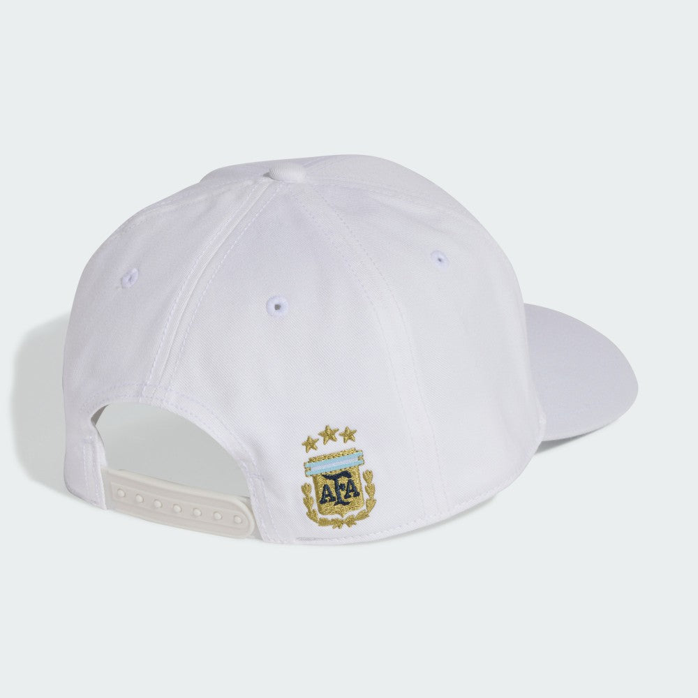 Adidas - Argentina National Team Unisex FIFA x World Cup Team Snapback Hat - White