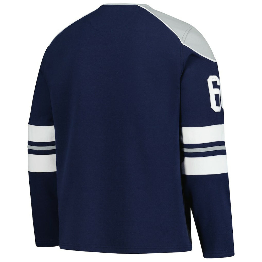 Dallas Cowboys G-III Sports by Carl Banks Adaptive Lord Stanley Crewneck Sweatshirt - Navy - NFL
