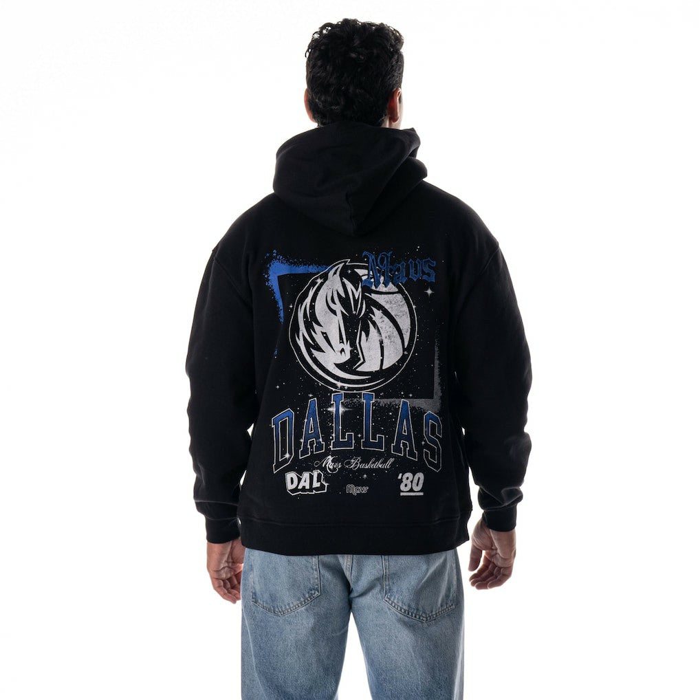 Dallas Mavericks The Wild Collective Unisex Splatter Premium Hoodie Black