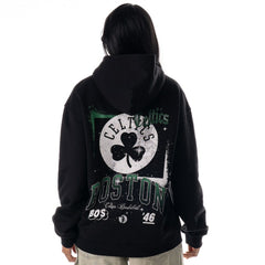 Boston Celtics The Wild Collective Unisex Splatter Premium Hoodie Black