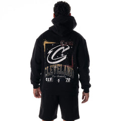 Cleveland Cavaliers The Wild Collective Unisex Splatter Premium Hoodie Black