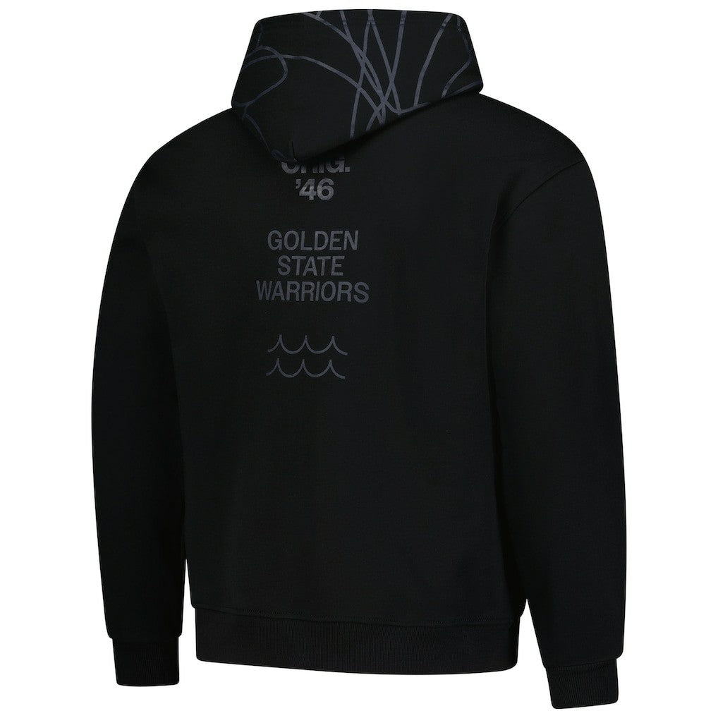 Golden State Warriors The Wild Collective Unisex Blackout Hoodie