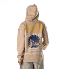 Golden State Warriors The Wild Collective Unisex Mantra Premium Hoodie Tan
