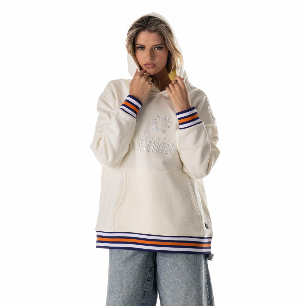 Phoenix Suns The Wild Collective Unisex 2025/26 City Edition Custom Rib Tonal Premium Hoodie White