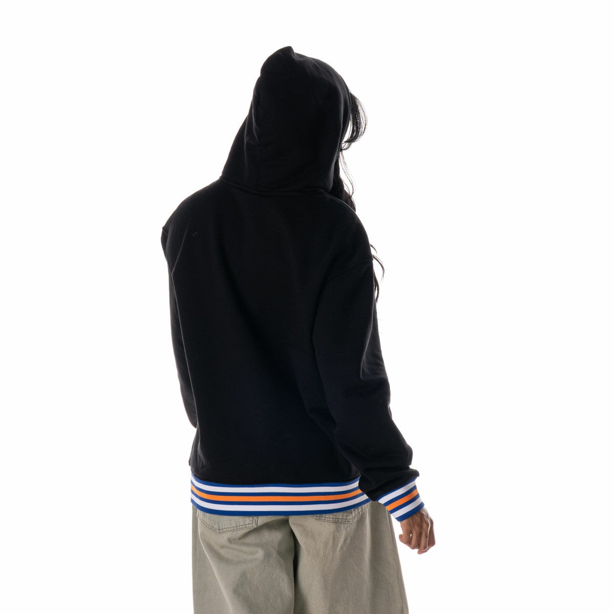 New York Knicks The Wild Collective Unisex Custom Rib Tonal Premium Hoodie Black