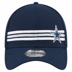 Dallas Cowboys New Era Stripes 39THIRTY Flex Hat - Navy - NFL