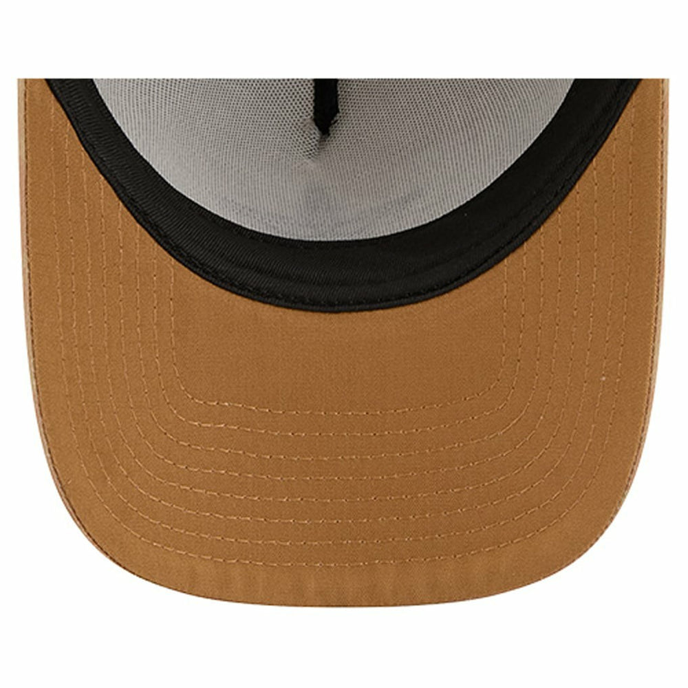 Dallas Cowboys New Era Wheat Camo 9FORTY Trucker Adjustable Hat - Tan - NFL