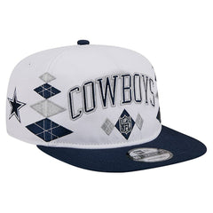 Dallas Cowboys New Era Argyle 19TWENTY Adjustable Hat - White - NFL