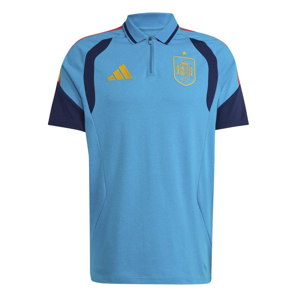 Adidas - Spain National Team 2026 Tiro Training Polo - Turquoise