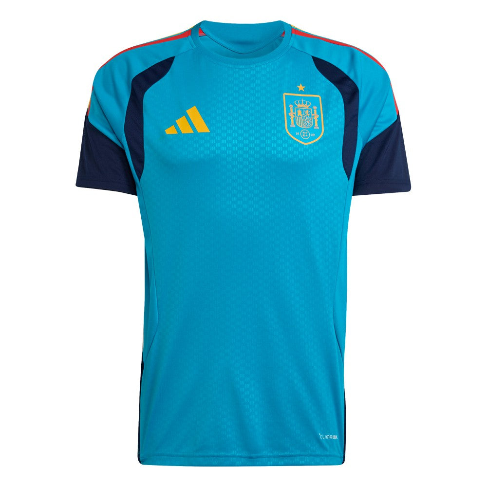 Adidas - Spain National Team FIFA x World Cup 2026 Tiro Home Training Jersey - Turquoise