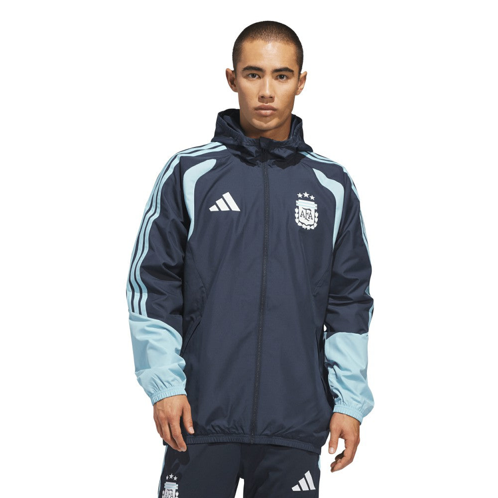 Adidas - Argentina National Team FIFA x World Cup 2026 Tiro All Weather Full-Zip Jacket - Navy