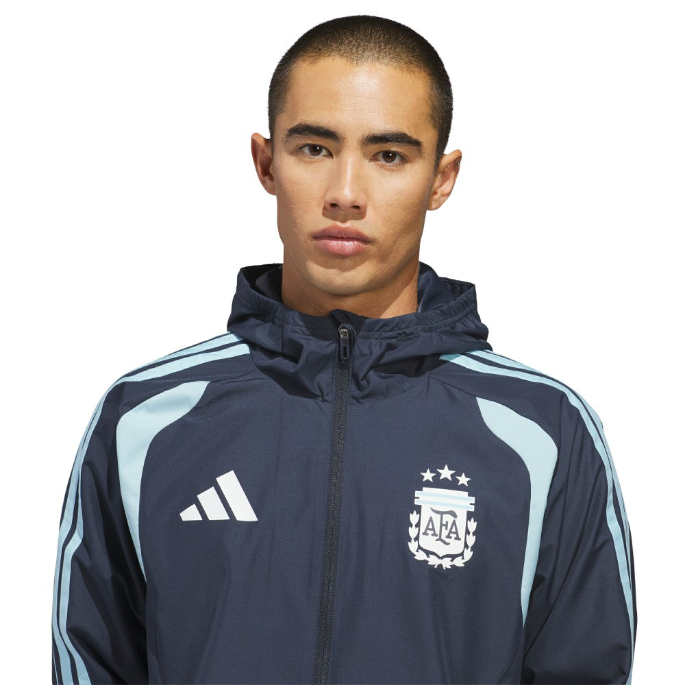Adidas - Argentina National Team FIFA x World Cup 2026 Tiro All Weather Full-Zip Jacket - Navy