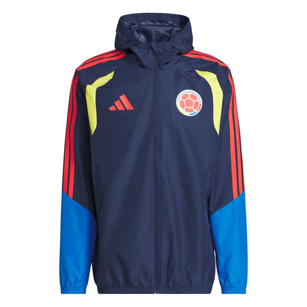 Adidas - Colombia National Team FIFA x World Cup 2026 Tiro All Weather Full-Zip Jacket - Navy