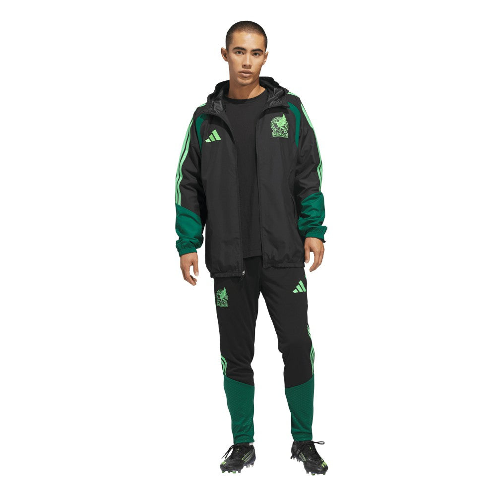 Adidas - Mexico National Team FIFA x World Cup 2026 Tiro All Weather Full-Zip Jacket - Black