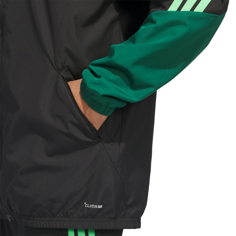 Adidas - Mexico National Team FIFA x World Cup 2026 Tiro All Weather Full-Zip Jacket - Black