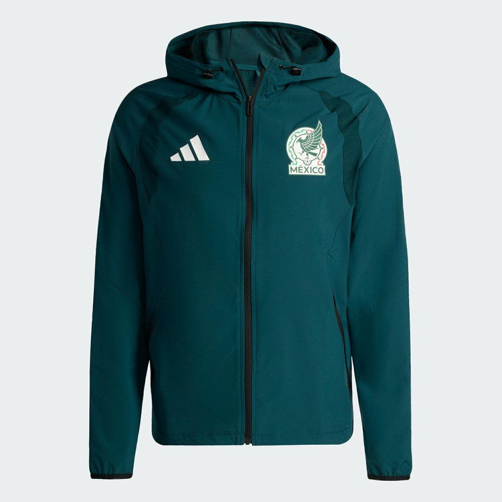 Adidas - Mexico National Team FIFA x World Cup 2026 Full-Zip Travel Windbreaker Jacket - Green