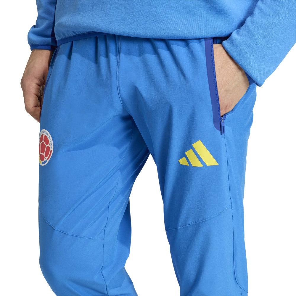 Adidas - Colombia National Team FIFA x World Cup 2026 Tiro Travel Pants - Blue