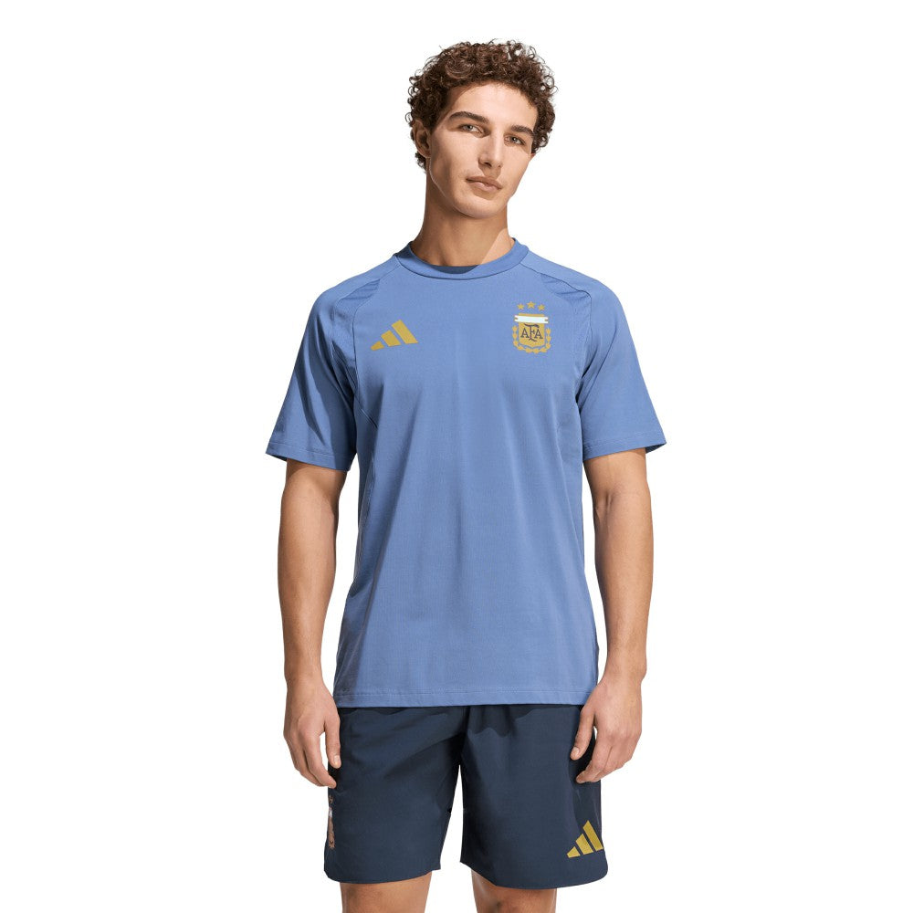 Adidas - Argentina National Team FIFA x World Cup Tiro Travel T-Shirt - Blue