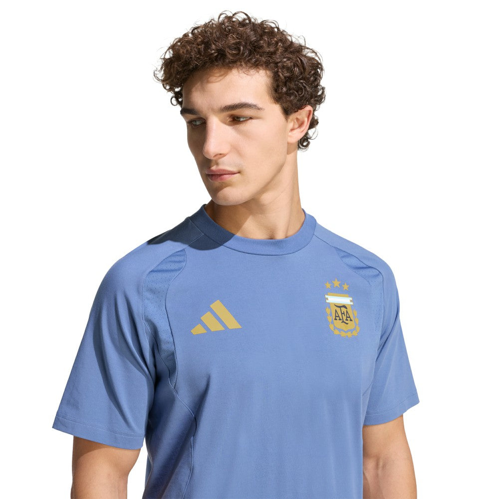 Adidas - Argentina National Team FIFA x World Cup Tiro Travel T-Shirt - Blue