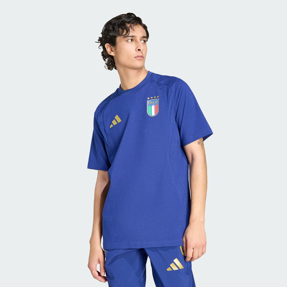 Adidas - Italy National Team FIFA x World Cup Tiro Travel T-Shirt - Blue