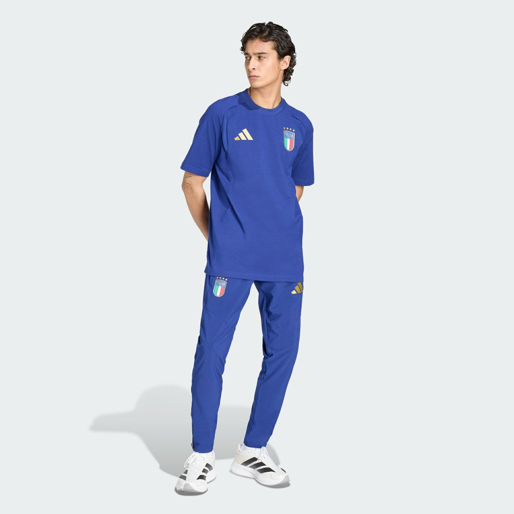 Adidas - Italy National Team FIFA x World Cup Tiro Travel T-Shirt - Blue