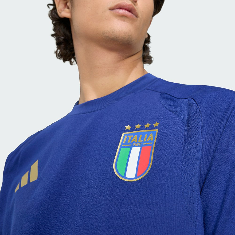 Adidas - Italy National Team FIFA x World Cup Tiro Travel T-Shirt - Blue