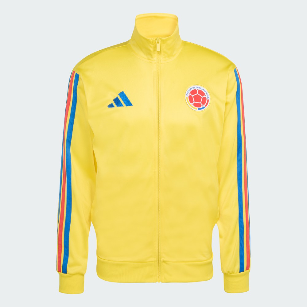 Adidas - Colombia National Team FIFA x World Cup Alphaskin Full-Zip Track Top - Yellow