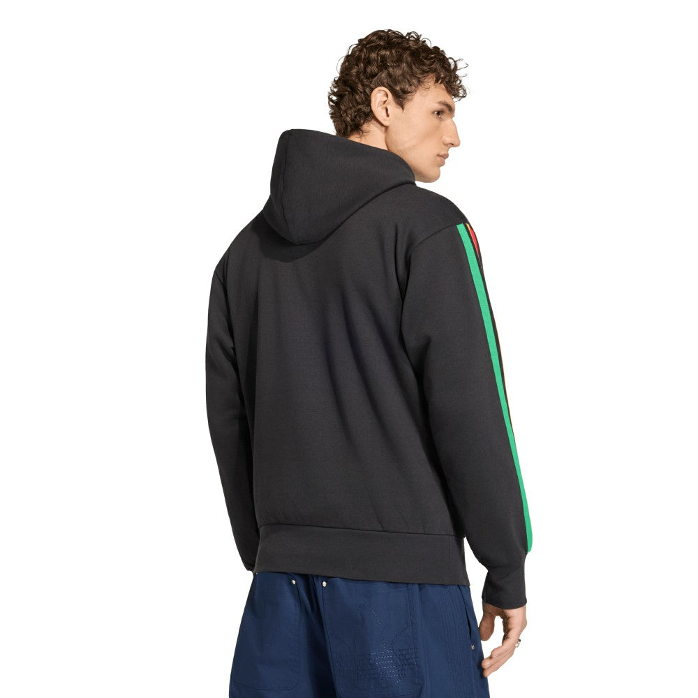 Adidas - Jamaica National Team Alphaskin Fleece Hoodie - Black