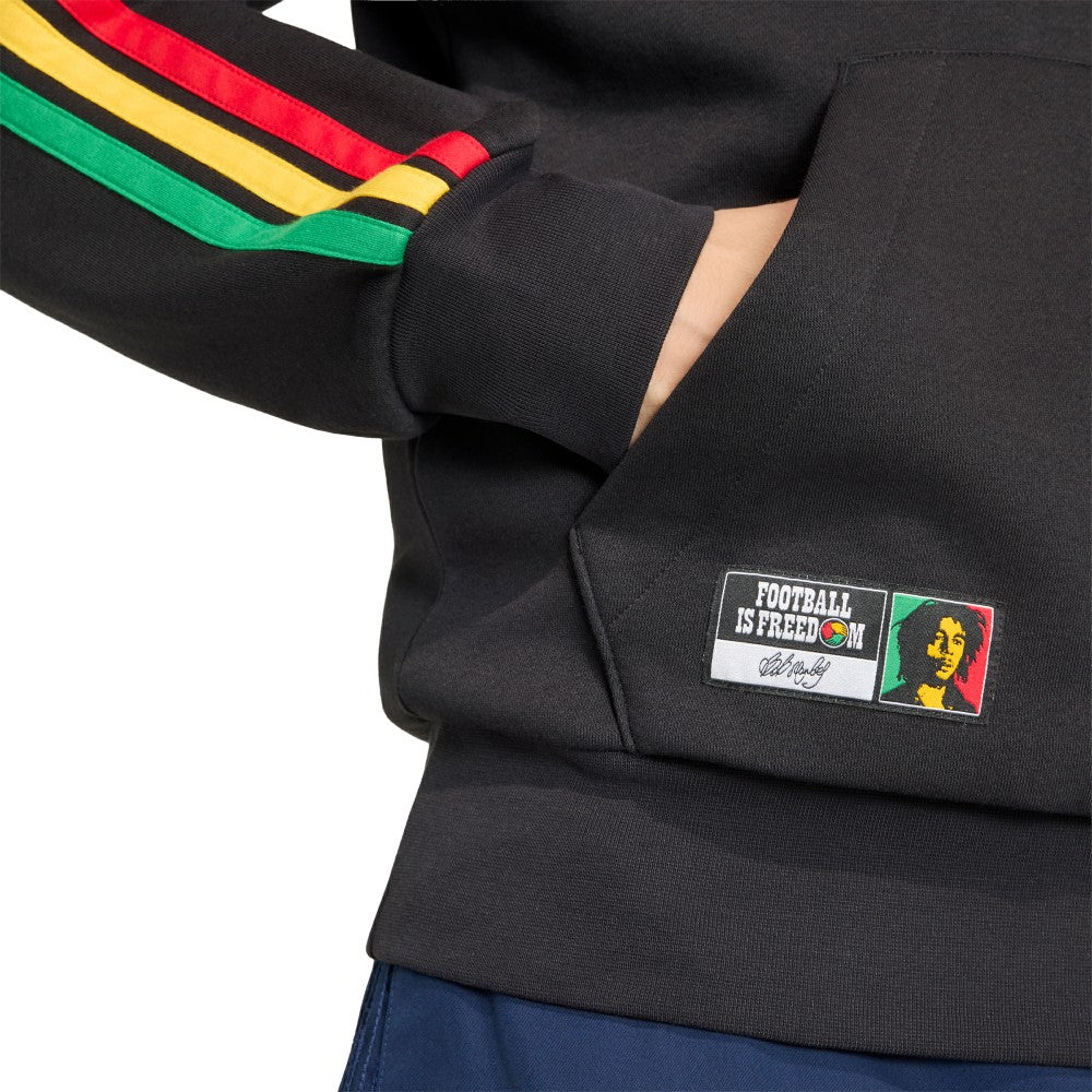 Adidas - Jamaica National Team Alphaskin Fleece Hoodie - Black