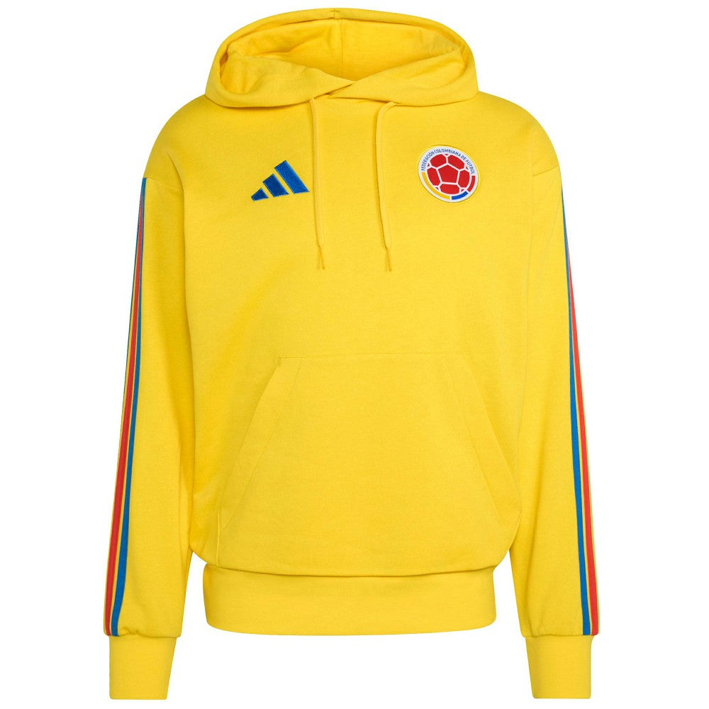 Adidas - Colombia National Team FIFA x World Cup Alphaskin Fleece Hoodie - Yellow