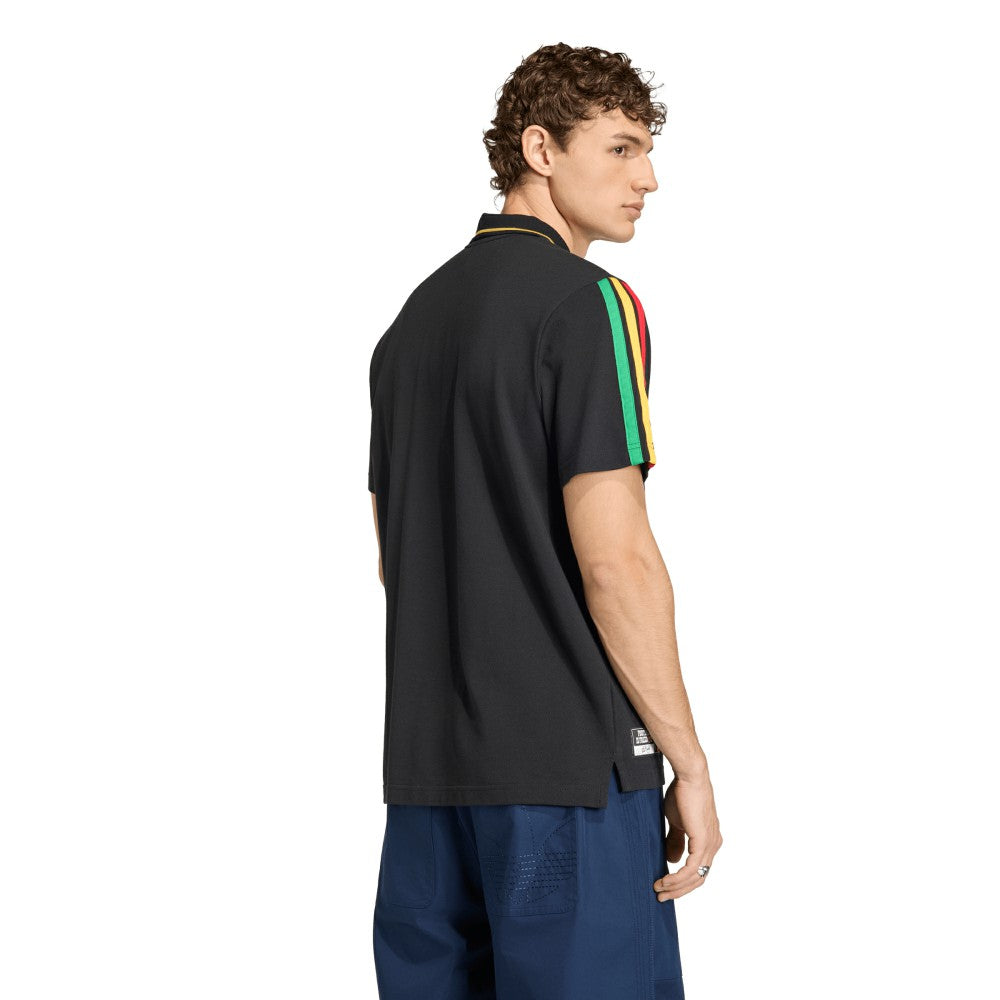 Adidas - Jamaica National Team Alphaskin Polo - Black
