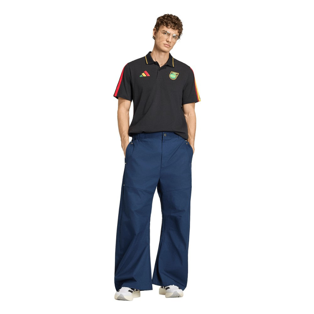 Adidas - Jamaica National Team Alphaskin Polo - Black
