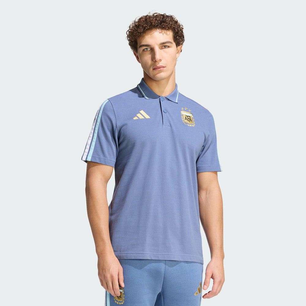 Adidas - Argentina National Team FIFA x World Cup Alphaskin Polo - Blue